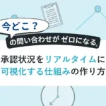 「今どこ？」の問い合わせがゼロになる―<br>承認状況をリアルタイムに可視化する仕組みの作り方