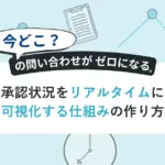 「今どこ？」の問い合わせがゼロになる―<br>承認状況をリアルタイムに可視化する仕組みの作り方